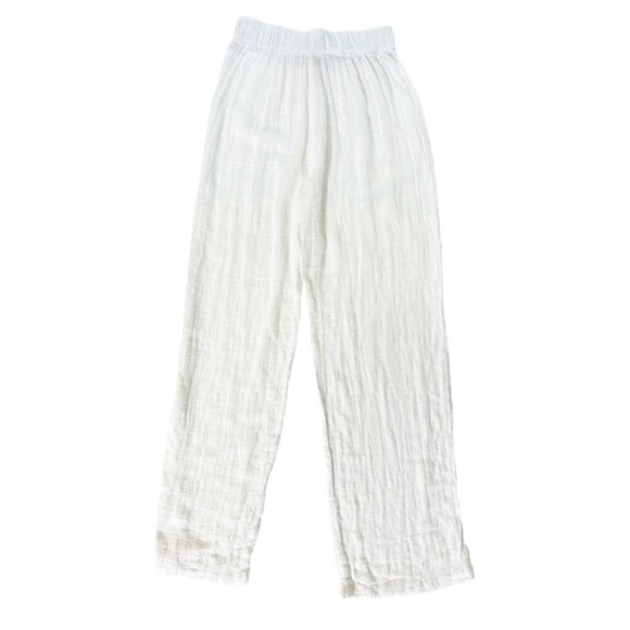 PQ Swim Pant Coverup in Off White Water Lily - Picture 7 of 10